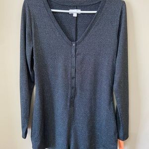 Women's Black Metallic Romper